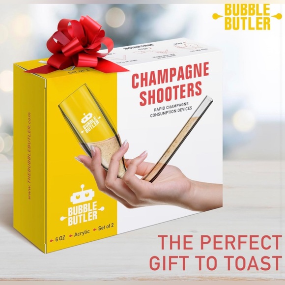 Set of 2 Champagne Shooters - rapid champagne consumption devices - Picture 4 of 11